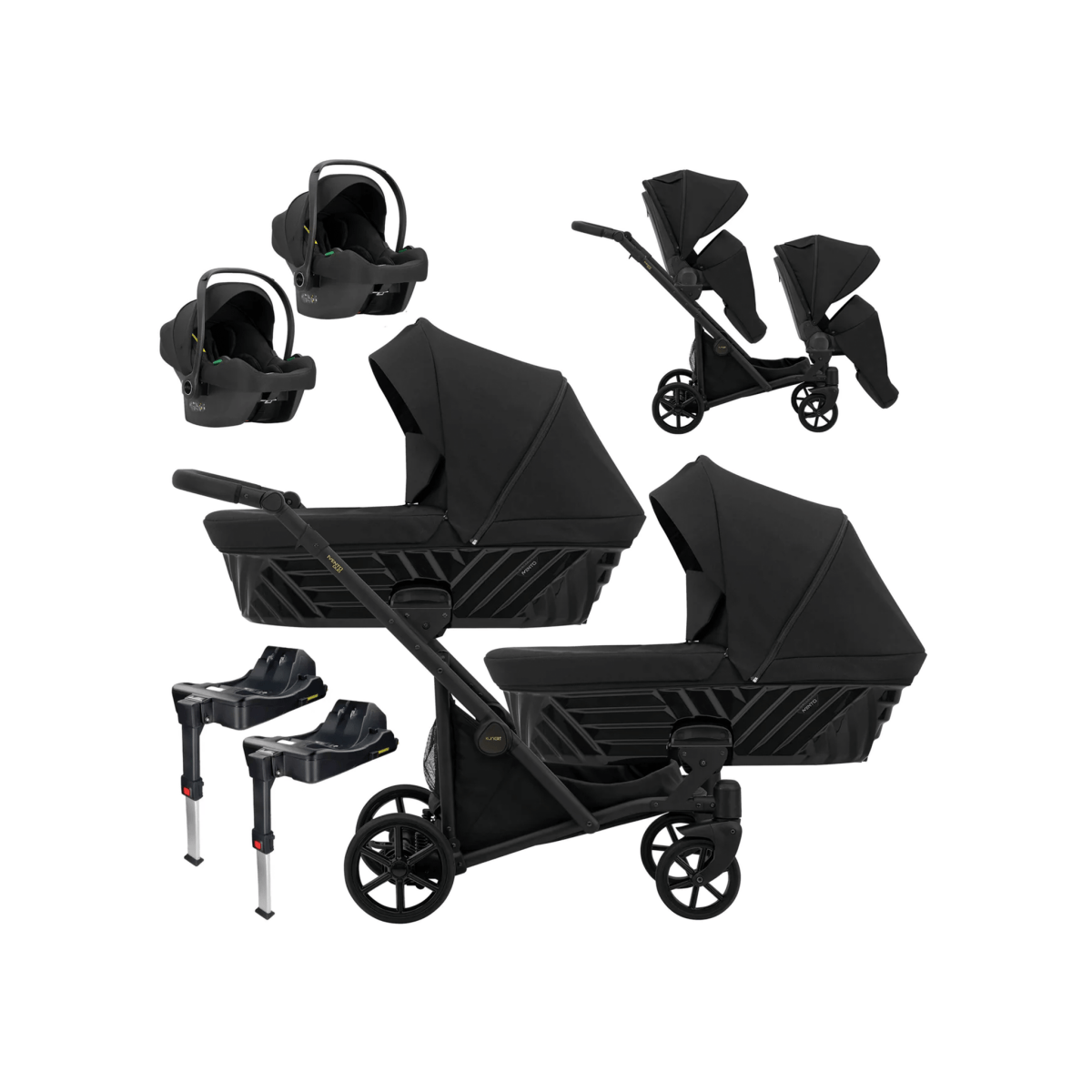 Kunert Ivento Duo - 4-in-1 (Black Frame)