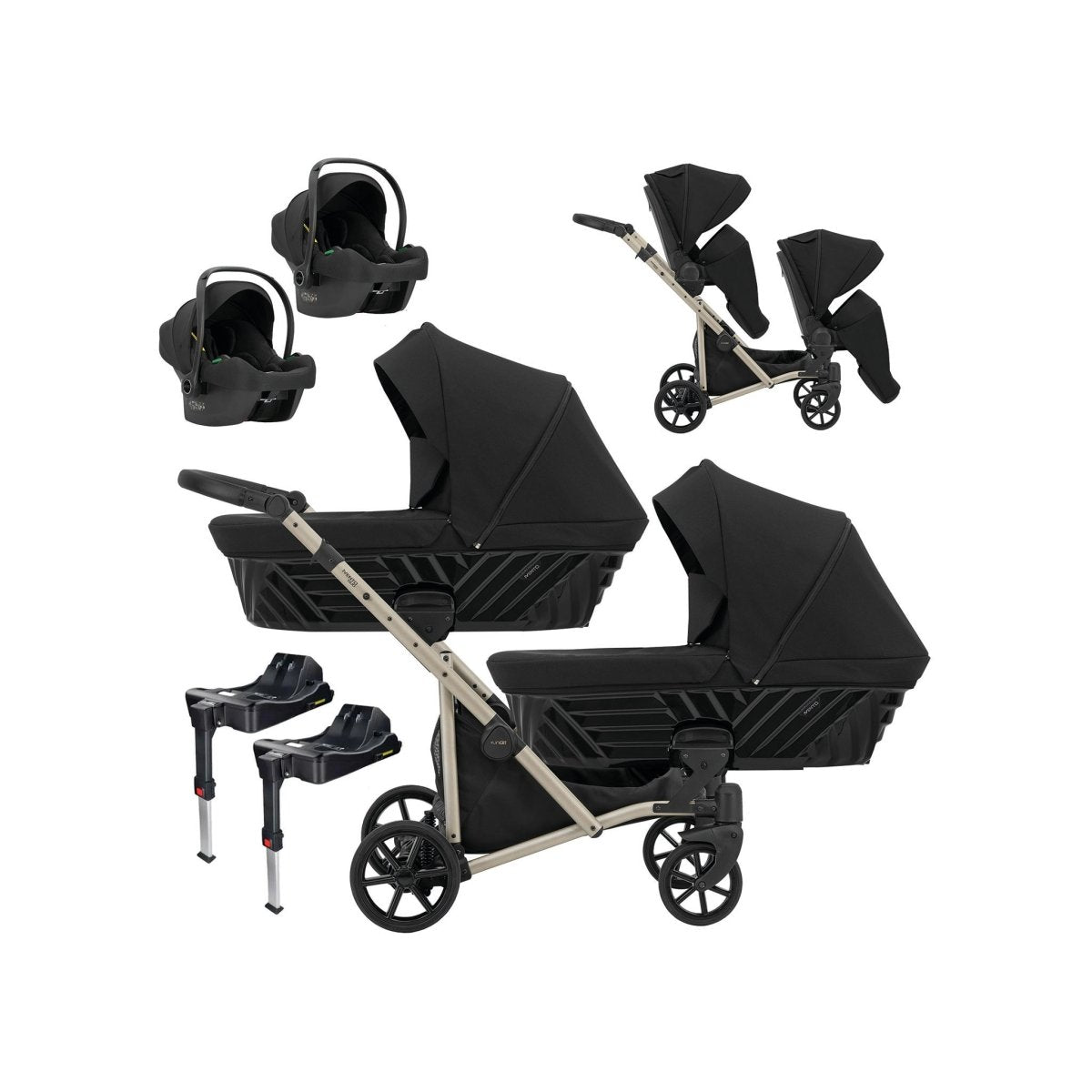 Kunert Ivento Duo - 4-in-1 (Champagne frame)
