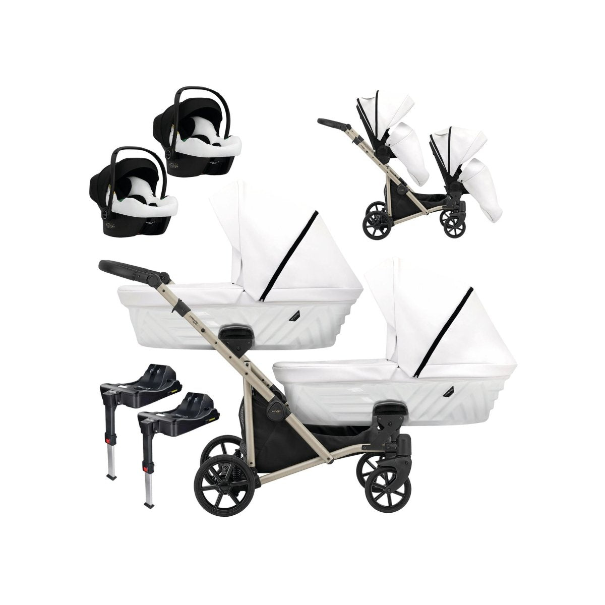 Kunert Ivento Duo - 4-in-1 (Champagne frame)