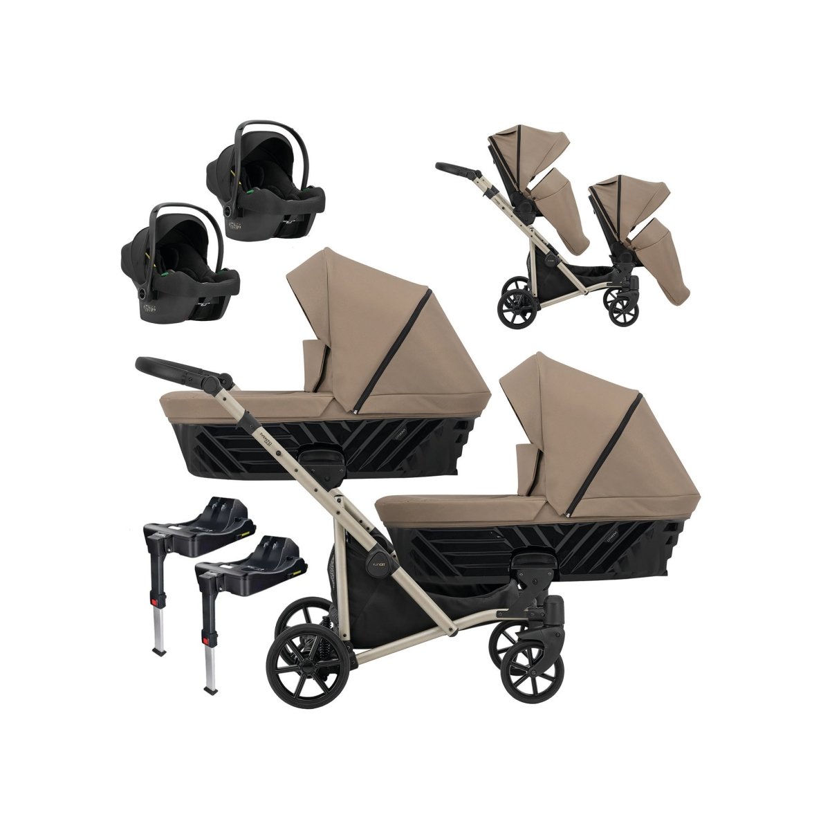 Kunert Ivento Duo - 4-in-1 (Champagne frame)