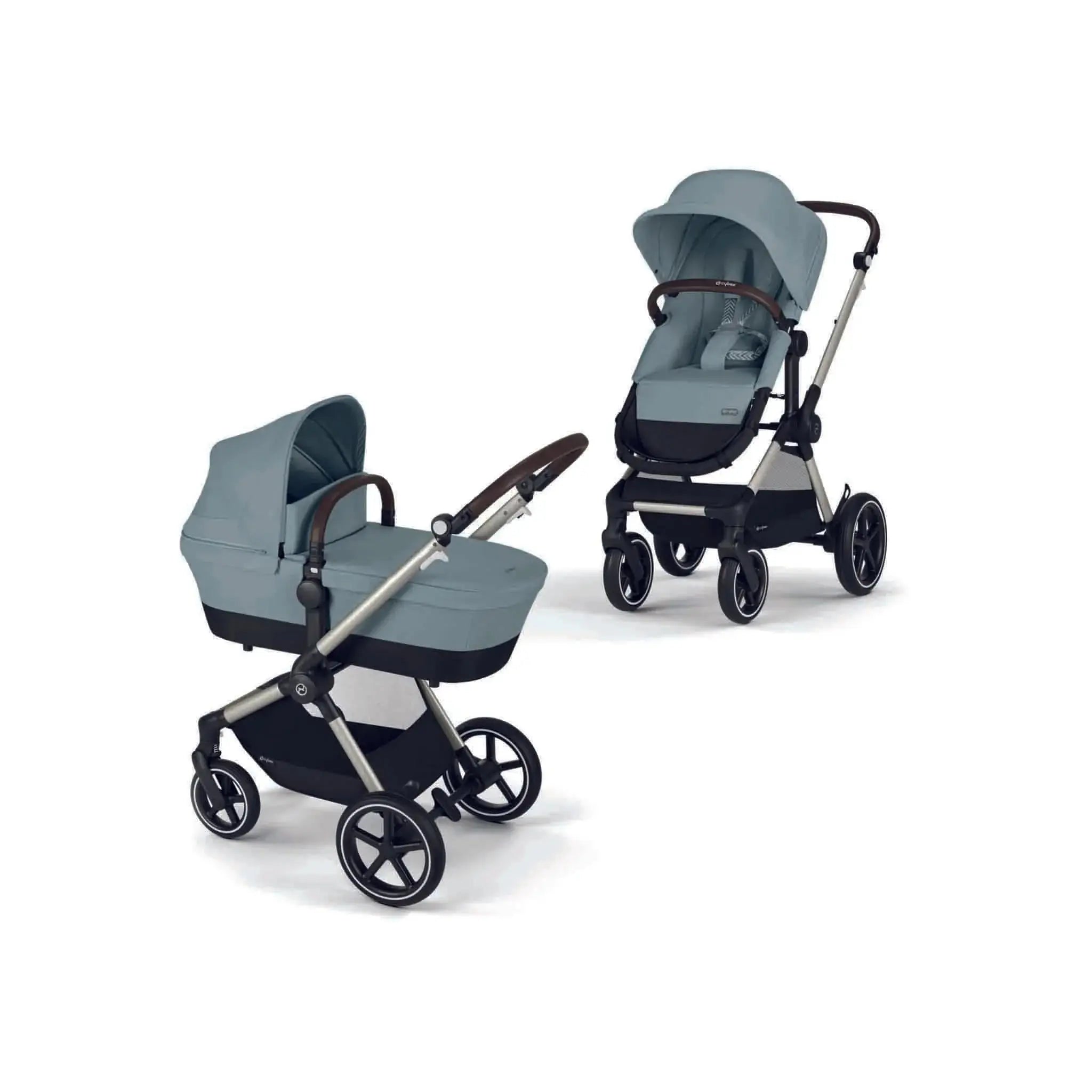 Cybex Eos Lux 2 in 1 bundle - Stormy Blue - Stroller Baby Luxurious