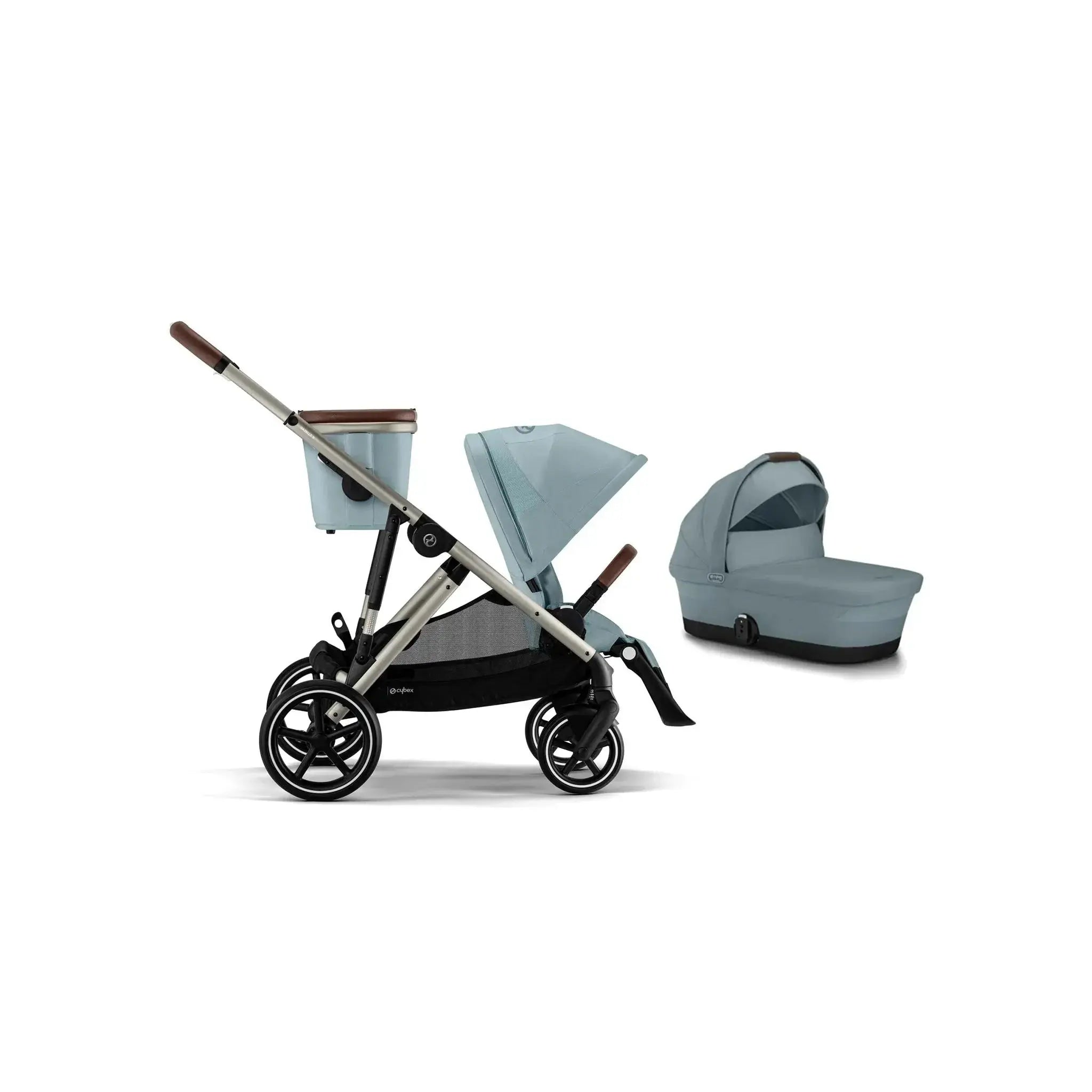Cybex Gazelle S 2-in-1 Bundle - Stormy Blue - Stroller Baby Luxurious