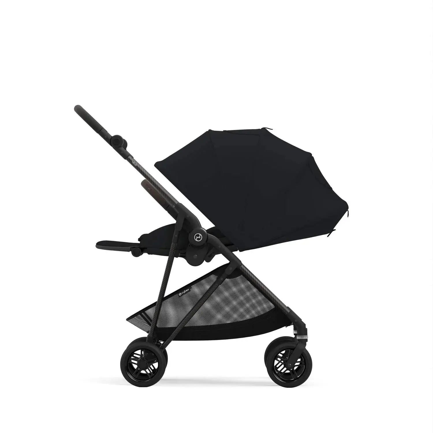 Cybex Melio Carbon - Moon Black - Stroller Baby Luxurious