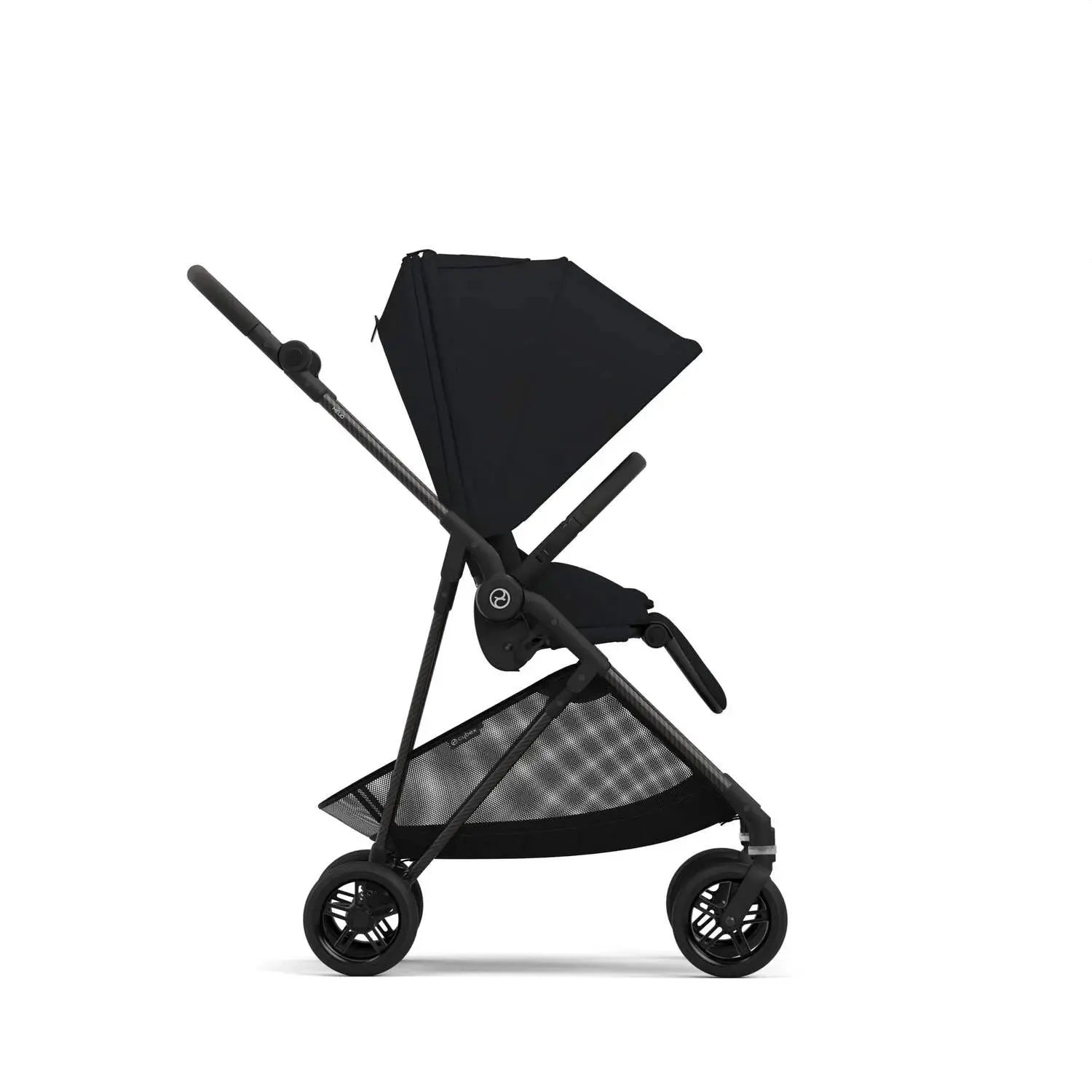 Cybex Melio Carbon - Moon Black - Stroller Baby Luxurious