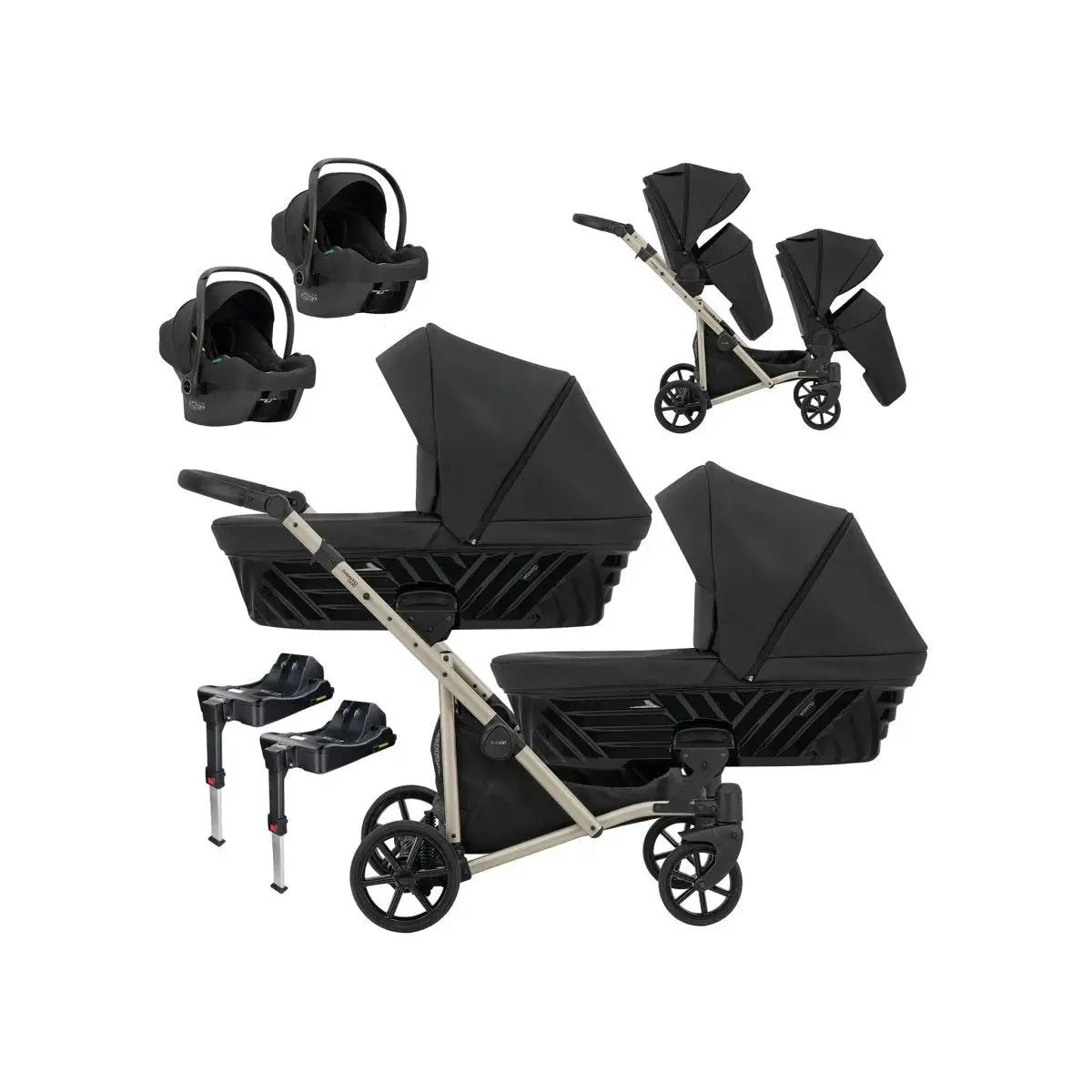 Kunert Ivento Duo - 4-in-1 (Champagne frame)