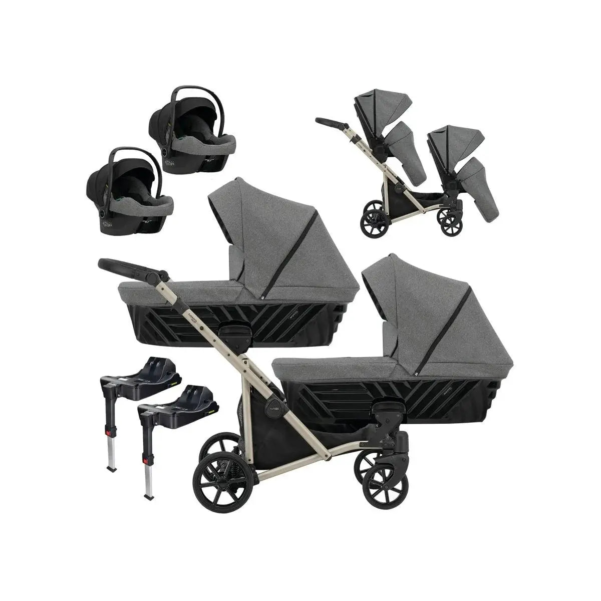 Kunert Ivento Duo - 4-in-1 (Champagne frame)