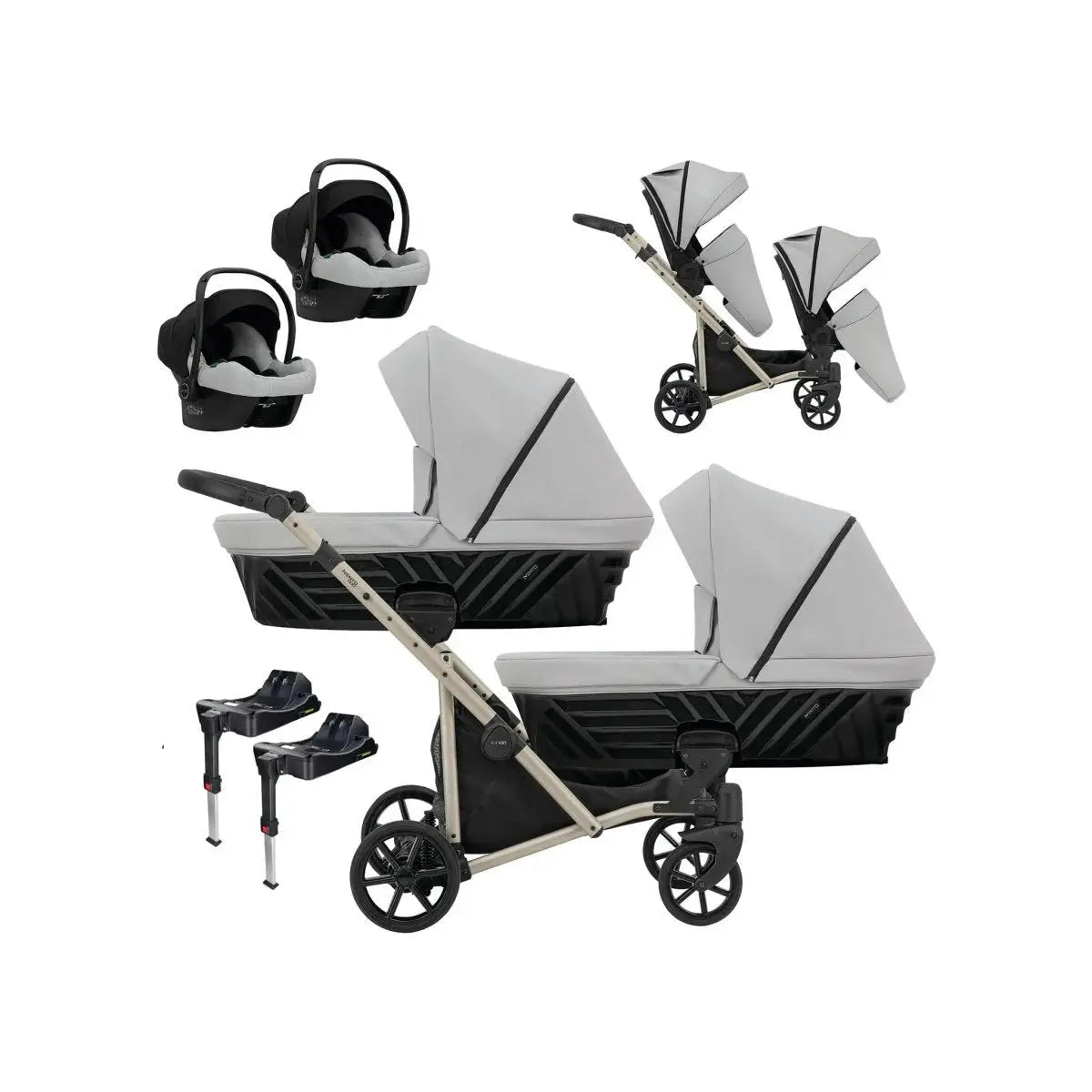 Kunert Ivento Duo - 4-in-1 (Champagne frame)